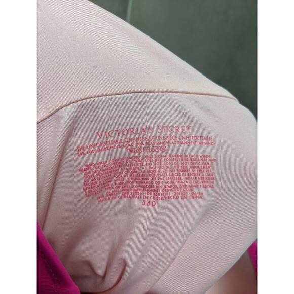 Victoria's Secret Pink Unforgettable One-Piece Swimsuit L 36D Beach Sexy Resort - Picture 8 of 11